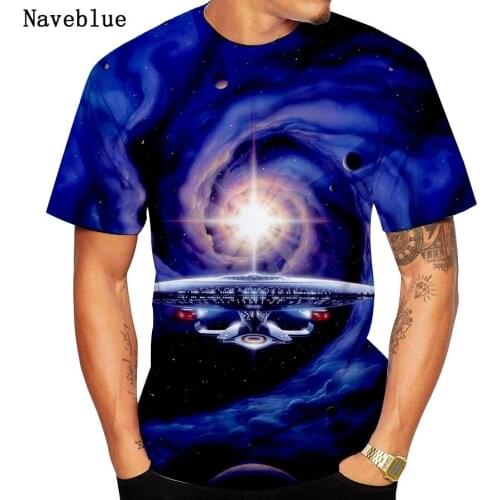 New Men women New Fashion 3D Printed Star Trek Casual Tops tee shirts for men Plus Size XS-5XL