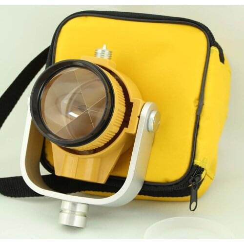 Single Prism with Bag for total station Yellow colour