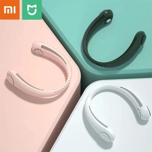 Xiaomi fan Official original Mijia Neck Fan Fanless Small Electric Fan Hanging Fan Portable Charging Hanging Fan Silent Headset