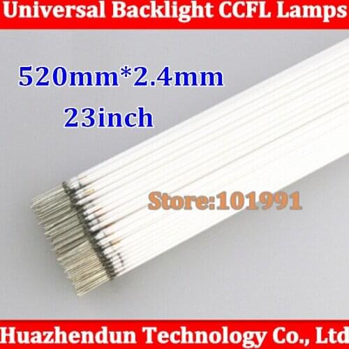 Wholesale 10PCS/LOT 2.4*520mm CCFL tube Cold cathode fluorescent lamps for 23" widescreen LCD monitor