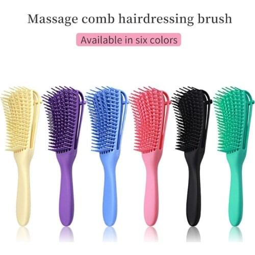 Anti-tie Knot Detangling Hair Brush New Scalp Massage Hair Comb Hair Care Accessories For Natural Curly Thick Hair