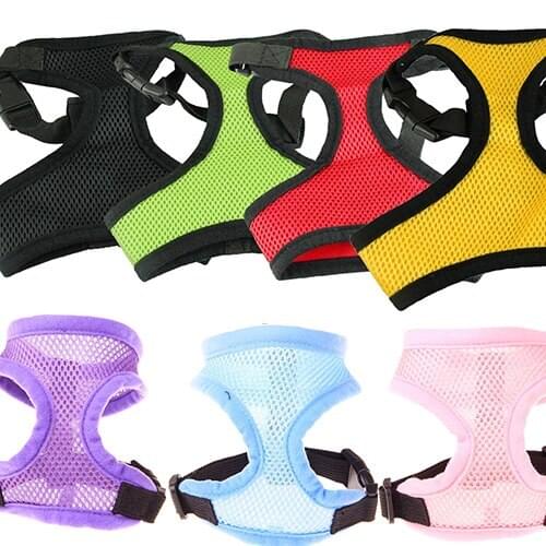 Pet Accessories Dog Control Harness Soft Mesh Vest Walk Collar Safety Leash Strap