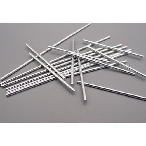 10/100pcs 2*45mm model axle gear shaft drive shaft diameter 2mm iron shaft DIY toy axle DIY toy part baby toys for children