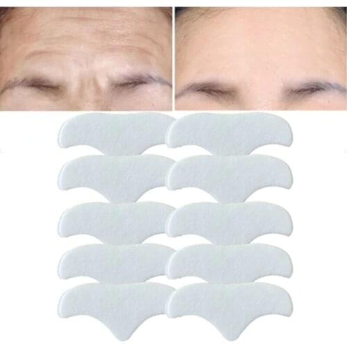 10pcs Anti-wrinkle Forehead Patches Removal Moisturizing Anti-aging Sagging Wrinkles Smoothing Lines Locking