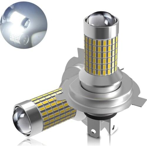 2x H8 H11 H16 Led Fog Lights Lamp Foglight Bulb 12V 3014 Chips 144SMD 6000K White Car Driving Running Auto Front Foglamps DRL