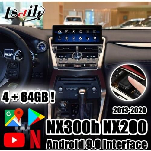 4+64GB Lsailt Android 9.0 CarPlay/Multimedia Video Interface for Lexus NX200t NX300h 2013-20 support OEM Mouse Control, YouTube