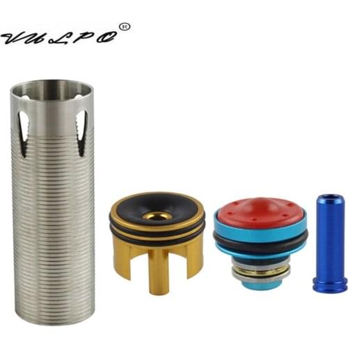 VULPO 4pcs Cylinder head /piston head /nozzle /Cylinder Set for G36 G36C Series airsoft AEG Paintball Hunting Accessories