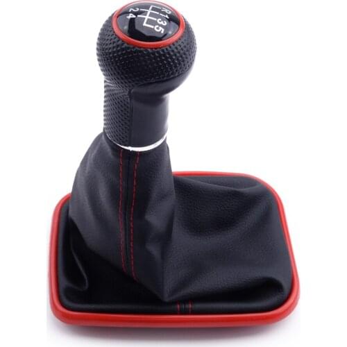 5 Speed Gear Shift Shifter Knob Gaiter Cover Boot Fit For VW Golf Jetta Bora MK4