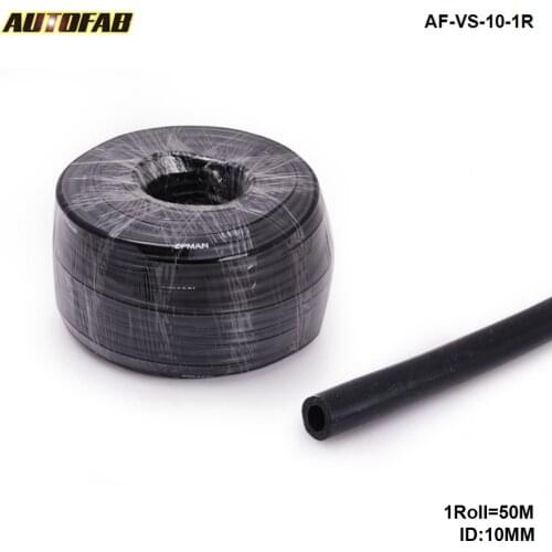 50M ID:10MM Silicone Silicon Vacuum Hose Oil Turbo Dump Radiator Rubber Air Vac Pipe Black Fit Honda AF-VS-10-1R