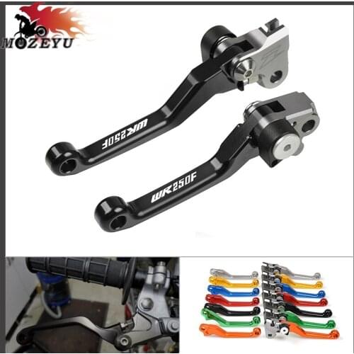 CNC aluminium Motor Dirt Bike FLEX Pivot Brake Clutch levers Motocross Motorbike For YAMAHA WR250F WR 250F 2001-2015 2014 2013