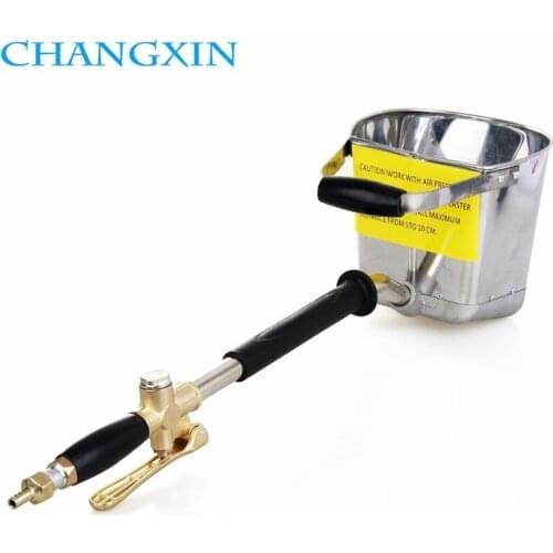 4-5l Automatic Wall Sprayer Gun For Cement/plaster/mortar/stucco , Waterproof/fireproof Air Spray Gun Shovel Hopper Ladle Pump