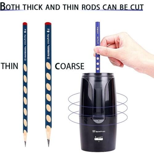 Large Automatic Electric Pencil Sharpener Heavy Duty Stationery For Colored Pencil Mechanical Usb For Children Artists Pen Knife