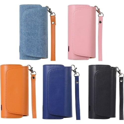 Double Book PU Leather Flip Case Full Protective Cover Carring Holder Pouch Accessories for IQOS 3.0 for IQOS DUO