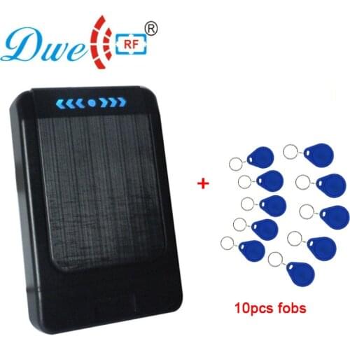 DWE CC RF Cheap control access reader 125khz/13.56mhz rfid keyfob proximity card reader