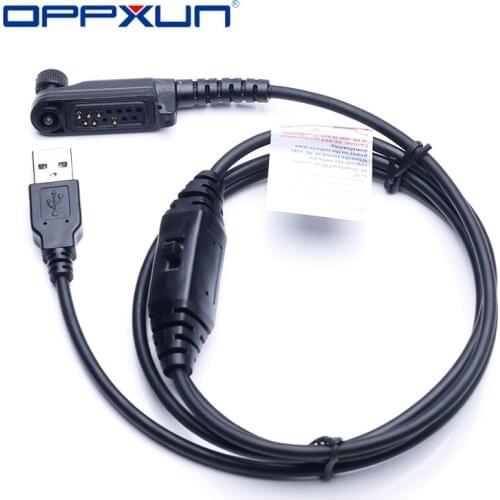 OPPXUN USB Programming Cable For Hytera Walkie Talkie PD602/662/682/605/665/685/606 PD666 PD686 PD608 PD668 PD688 x1p x1e PD680