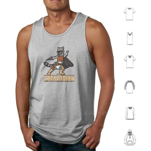 The Catalorian | Geekdom Series | Dopeyart Tank tops DIY Print Empire Strikes Back Bounty Hunter Boba Fett The