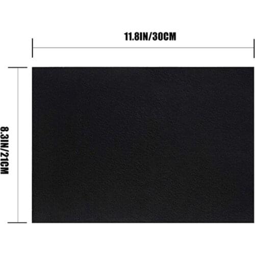 Black Felt Fabric Adhesive Sheets with Sticky Glue Back for Art & Crafts E56C