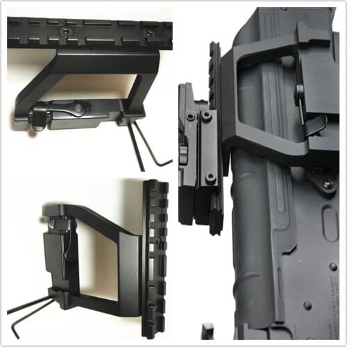 AK 74U Mount Quick release 20mm AK Side Rail Lock Scope Mount Base for AK 74U Rifle Tool Parts Hunting Party