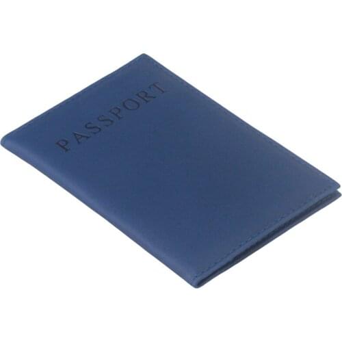 Fashion Passport Wallet Faux Leather Travel Passport Holder Cover ID Card Holder Protective Storage Bag 14*10cm