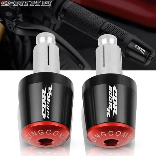 Motorcycle 7/8'' 22MM Handlebar Grips Handle Bar Cap End Plugs For Honda CBR 600 RR CBR 600RR CBR600rr 2003 2004 2005 2006 2007
