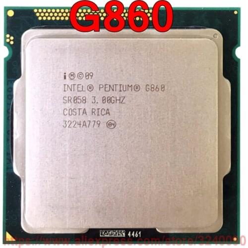 Original Intel CPU PENTIUM G860 SR058 Processor 3.00GHz 3M Dual-Core Socket 1155 free shipping speedy ship out