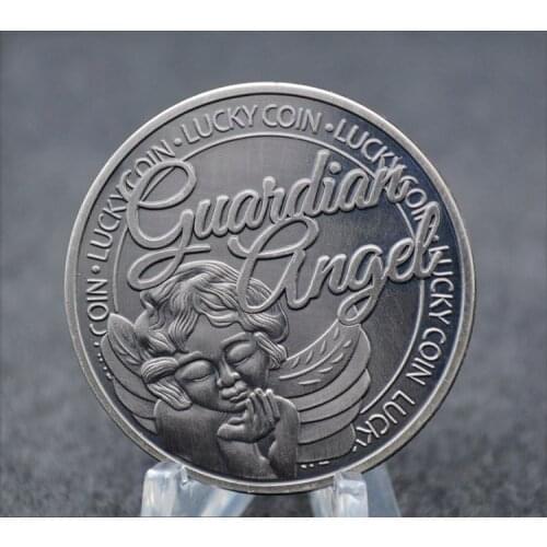 Commemorative Coin Lucky Guardian Angel Protector Collection Arts Gifts Souvenir