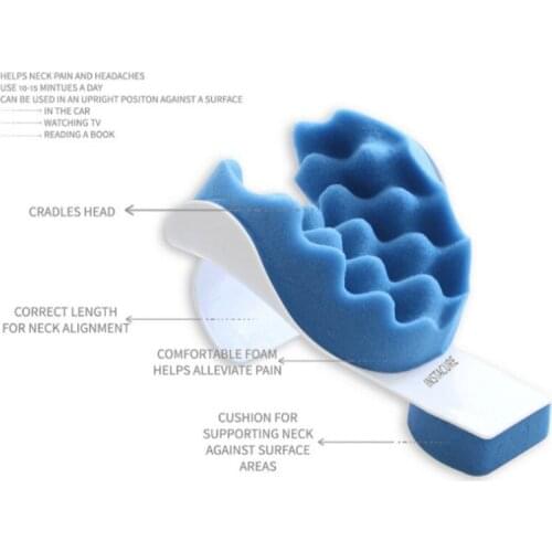 Q1FB Head and Neck Cushion Shoulder Massage to Protect The Cervical Spine Pillow, Relax The Cervical Spine Release Pressure