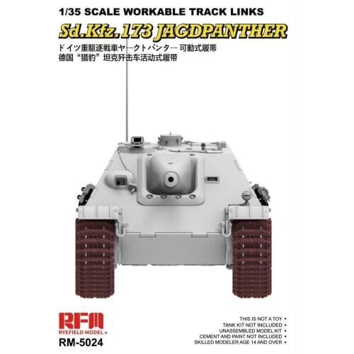 Rye Field Model RFM RM-5027 1/35 Workable Track Links for Tiger I Transport Mode - Scale model Kit