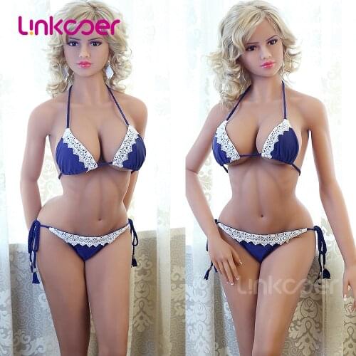 Linkooer 168cm Lifelike Silicone Sex Dolls Muscle Doll Breast Ass Vaginal Real TPE Sexy Toys for Men Adult Love Doll