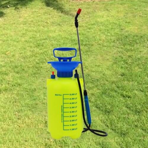 Courtyard Spraying Lawn 1 Gallon Car Washing Long Pipe Water Bottle Pump Pressure Washer Outdoor Watering Flowers Pet Bathing