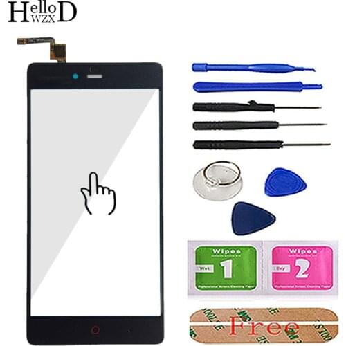 Touch Screen For ZTE Nubia Z9 Mini NX511J For ZTE Nubia Z9 Max NX510J Front Touch Screen Glass Digitizer Panel Sensor Tools