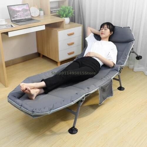 Folding Sheets For Lunch Break, Nap Bed, Office, Comfortable And Portable, Recliner Accompany Outdoor Simple Camp Bed