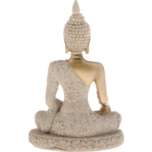Thai Buddha Meditating Peace Harmony Statue for Home Table Yoga Statues