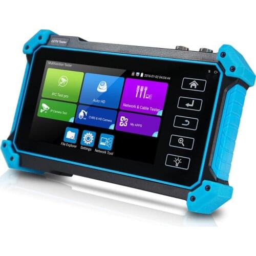 5 Inch 4K H265 H264 IP Camera Tester 8MP AHD/TVI / CVI CVBS CCTV Tester Monitor PTZ Controller Rapid ONVIF IPC Tester POE K50