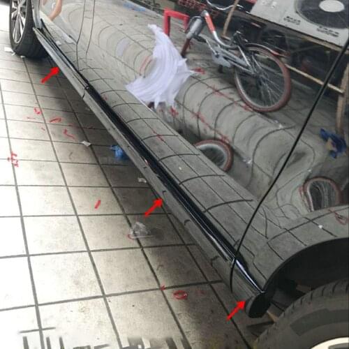 Side Skirt Extensions Car Side Skirts Winglet Splitters Lip For Mercedes Benz Vito V Klass W447 V250d 2016-2021