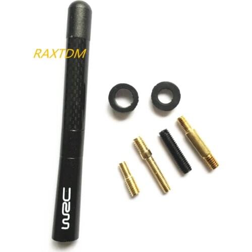 WRC Carbon Fiber Short Antenna Radio Antenna For Renault koleos Twingo Scenic Megane Fluenec Latitude Clio 1/2/3/4 Car Styling