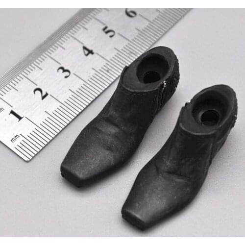 In Stock For Sale Scale Of 1/6 The Movie Trend Fashion Baroness Female Women Black Leather Boots Shoes For Collectable