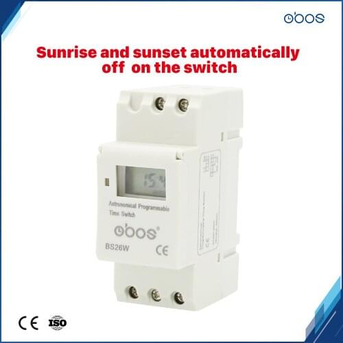 12V weekly programmable timer with sunrise sunset automaticaly open close switch function16times on/off time set range1min-168H