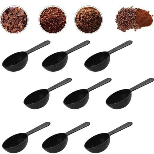 24 Pcs PP Coffee Amount Milk Powder Spoon Creative Black Baking Spoon Seasoning Spoon Kitchen Creative Milk Spoon