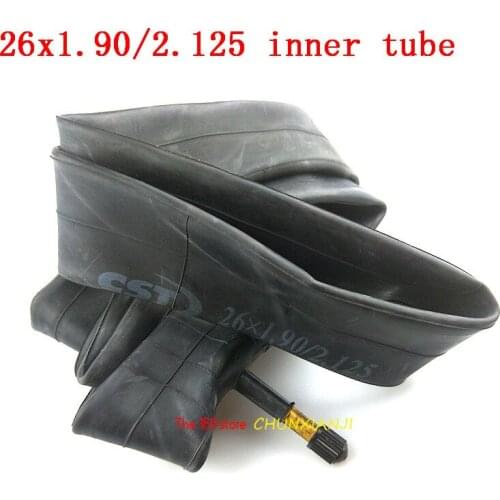 Lightning shipment 26 inch Bicycle inner tube 26x1.90/2.125 26*1.9/2.125 Schrader Presta mountain bike tire tubes