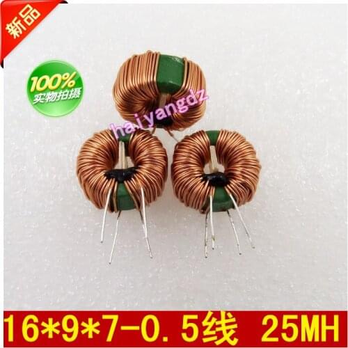 5pcs/16*9*7 25MH Common mode inductors Annular inductance Filter Anti-interference Mn Zn inductor 3A