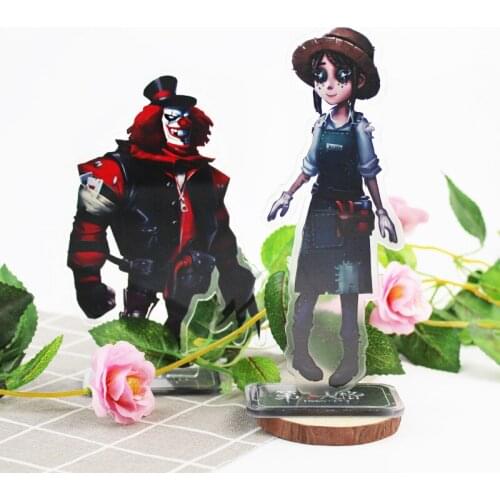 Cartoon Identity V Acrylic Keychain Pendant Keyrings Llaveros Decoration Ornament Tracy Cute Funny Kid Toy Desk Decor Holder 16