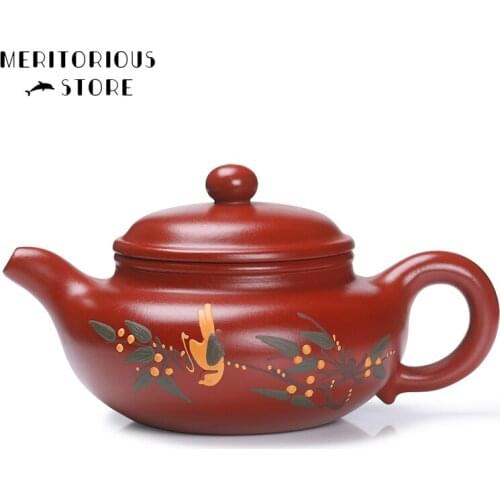 Yixing Zisha Teapot Purple Clay Raw ore Tea Pot 250ml Handmade KungFu Tea Set Teapots Chinese Ceramic Kettle Gift Safe Packaging