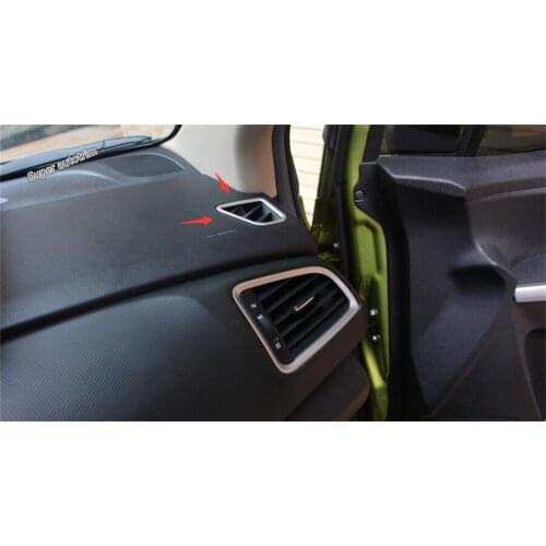 Lapetus Matte Interior Refit Kit Fit For Suzuki Sx4 s-cross 2014 - 2020 Dashboard Air AC Vent Outlet Decoration Frame Cover Trim