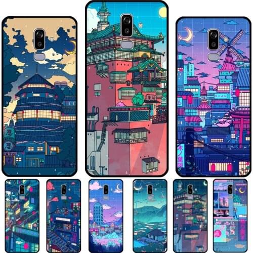 Art Pixel Aesthetic Case For Samsung Galaxy A5 A3 2017 J7 J5 J1 J3 2016 A6 A8 J6 J4 Plus J8 A7 A9 2018 Cover