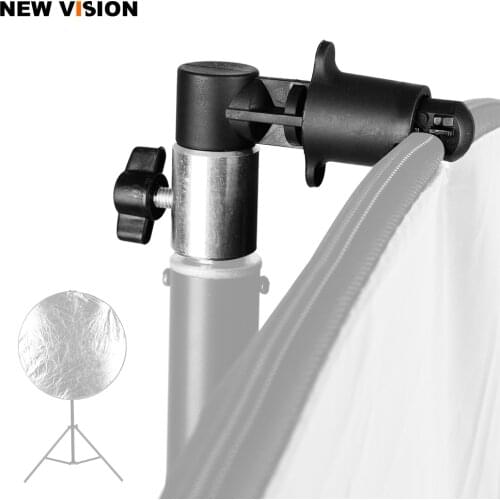 Holder Bracket Swivel Head Reflector Disc Arm Support / Photo Video Photography Studio Reflector Disc Holder Clip for Light