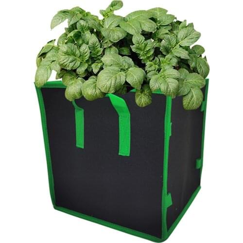 Grow Bags Felt Grow Bag Gardening Fabric Grow Pot Vegetable Growing Planter Garden Flower Planting Pots Potato strawberry bags