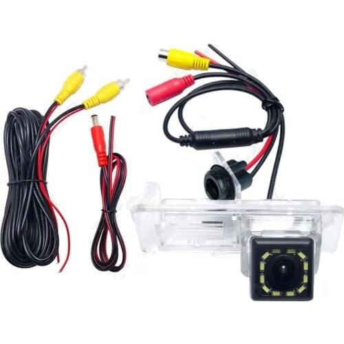 HD Car Rear View Camera Backup NTSC Reverse Parking Camera With 12LED for Renault Dacia Duster Fluence Megane 3 N-issan Terrano