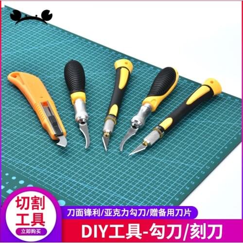 Hook knife Acrylic cutting tool knife plexiglass cutter ABS Board Cutter organic board DIY Model knife Tool