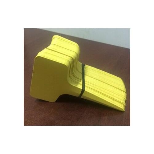 6 x10cm Plastic Plant T-type Tags Markers Nursery Garden Labels Gray